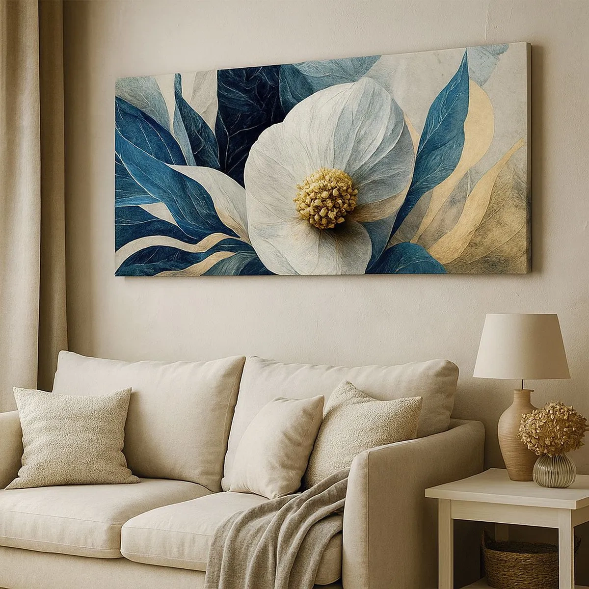 Impression sur toile - Image sur toile - Il a un coeur d'or - 100x40 cm