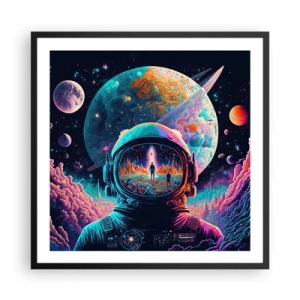 Affiche dans un cadre noir - Poster - Les philosophes n'en ont pas rêvé - 60x60 cm
