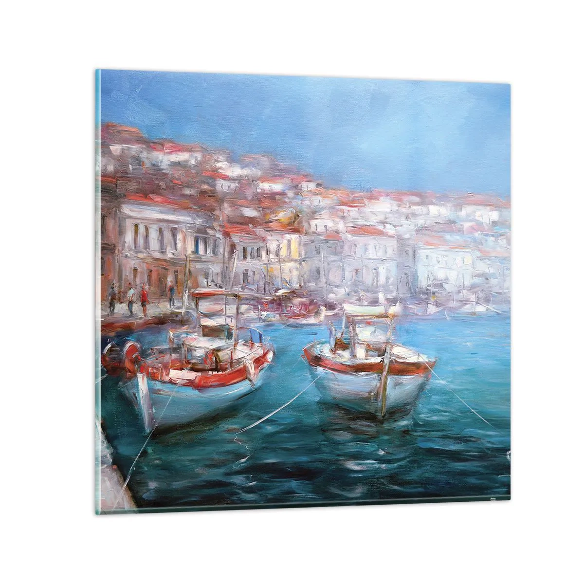 Impression sur verre - Image sur verre - Baie italienne - 30x30 cm