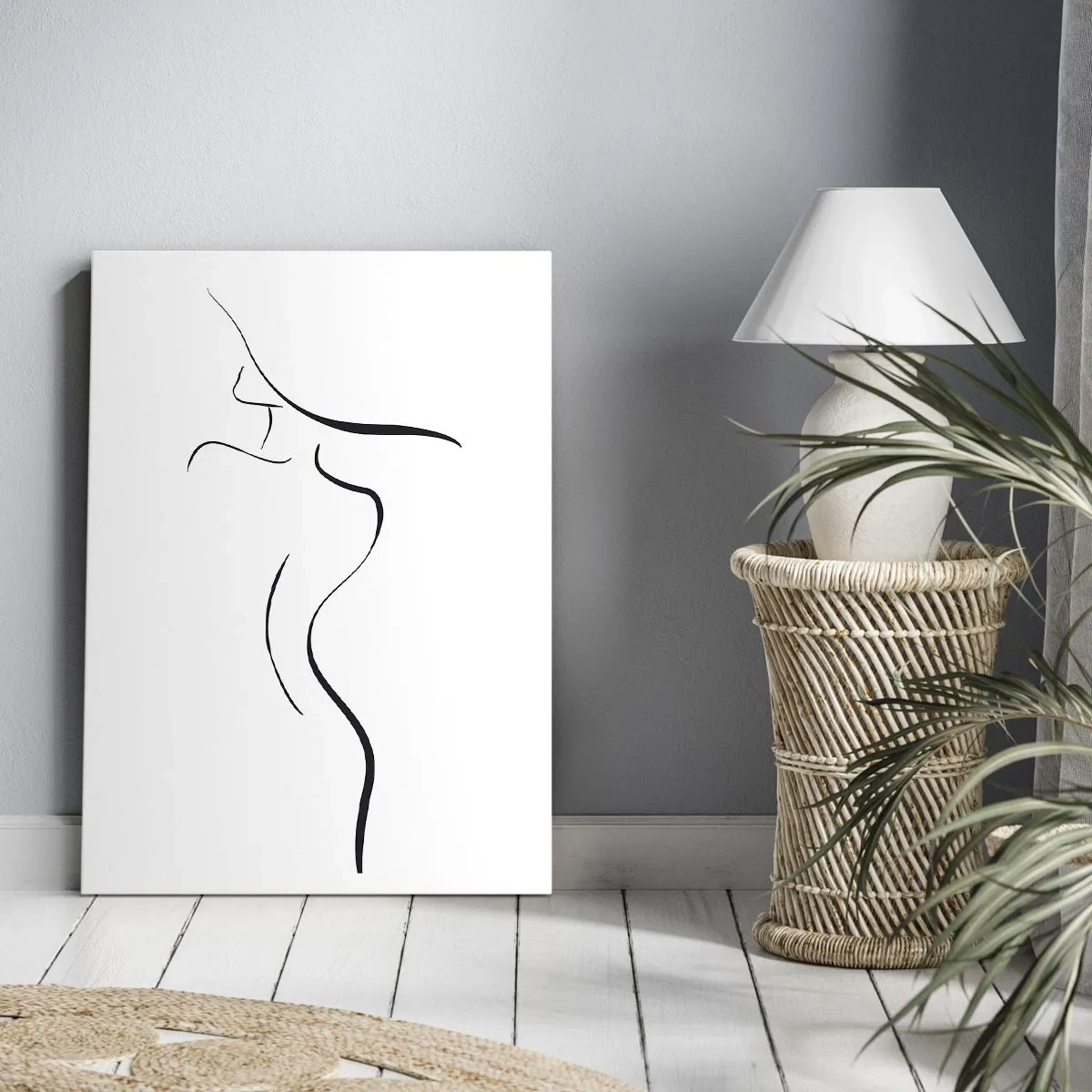 Impression sur toile - Image sur toile - Insaisissable comme une vague - 45x80 cm