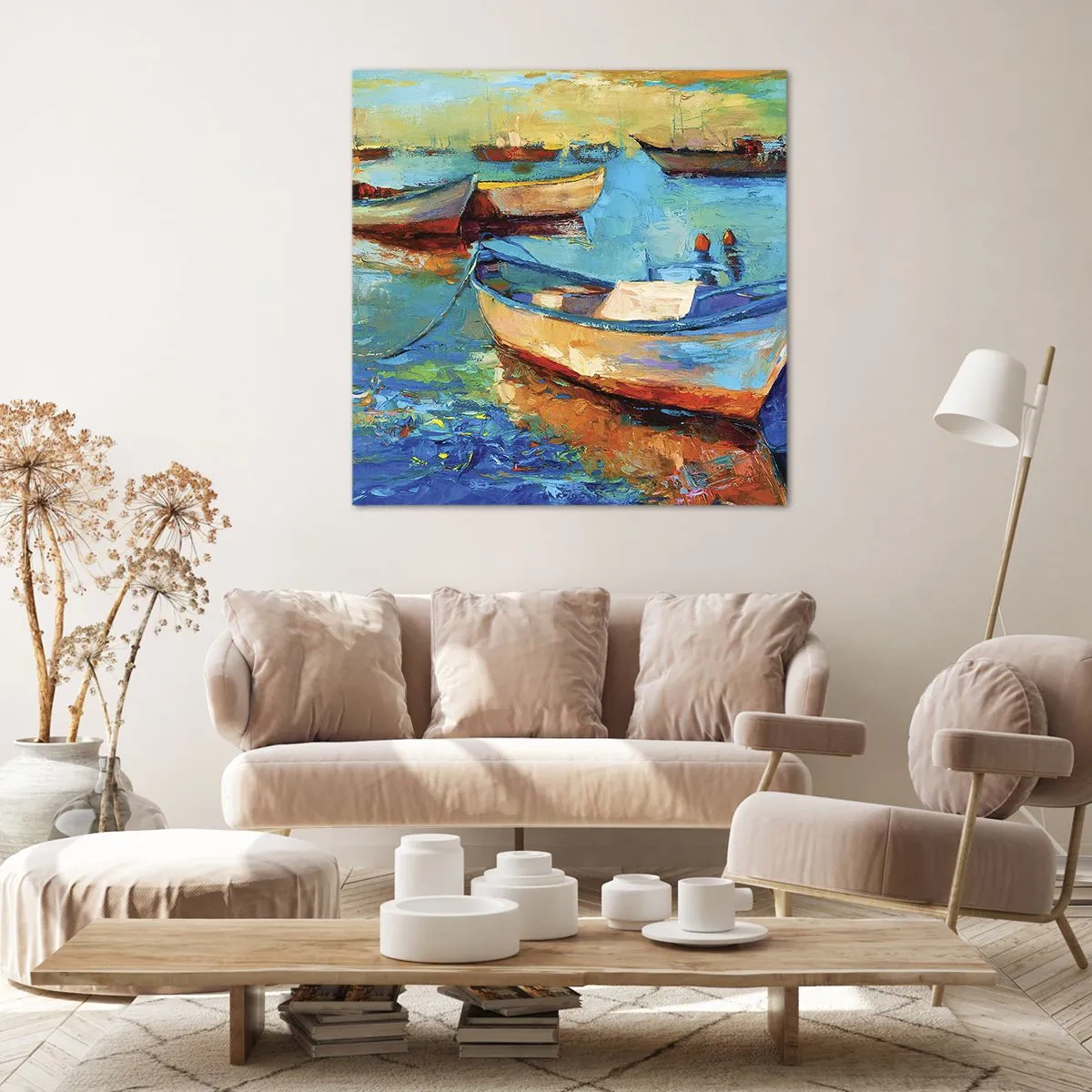 Impression sur toile - Image sur toile - Dans la baie du sud - 30x30 cm