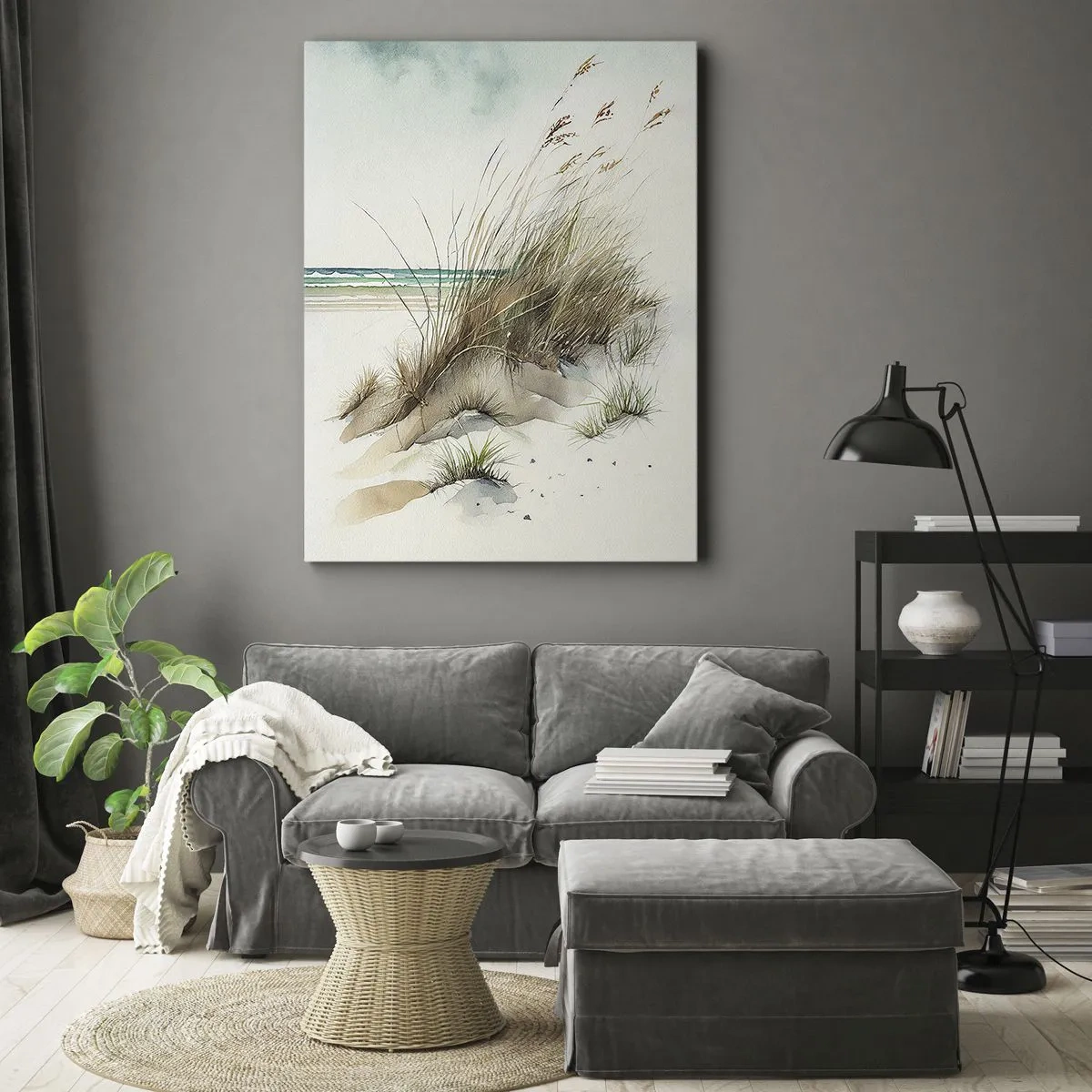 Impression sur toile - Image sur toile - Recouvert de sable - 70x100 cm