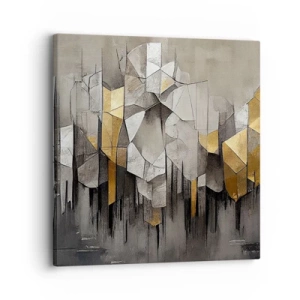 Impression sur toile - Image sur toile - Composition de glace et de lumière - 30x30 cm