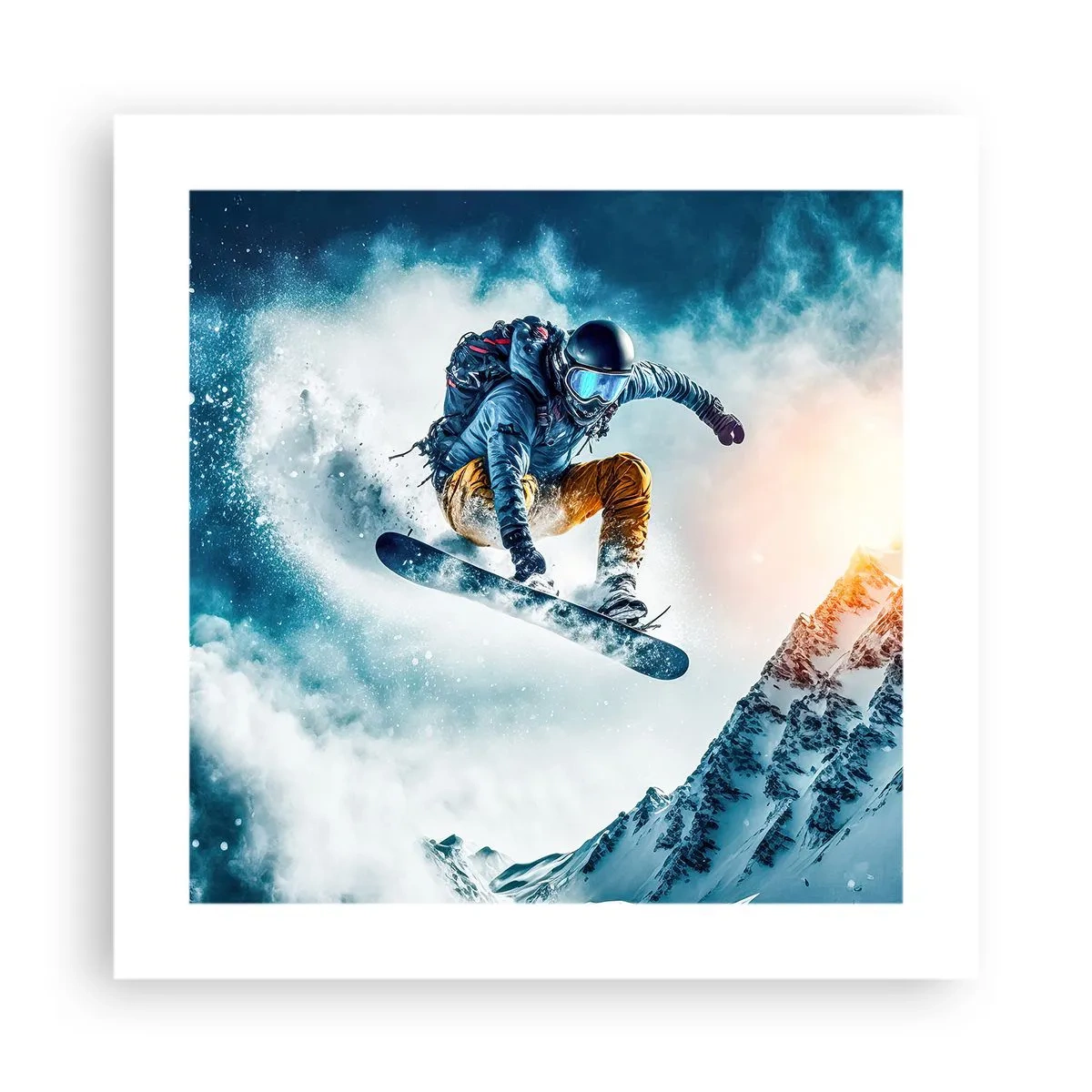 Affiche - Poster - Des émotions extrêmes - 40x40 cm