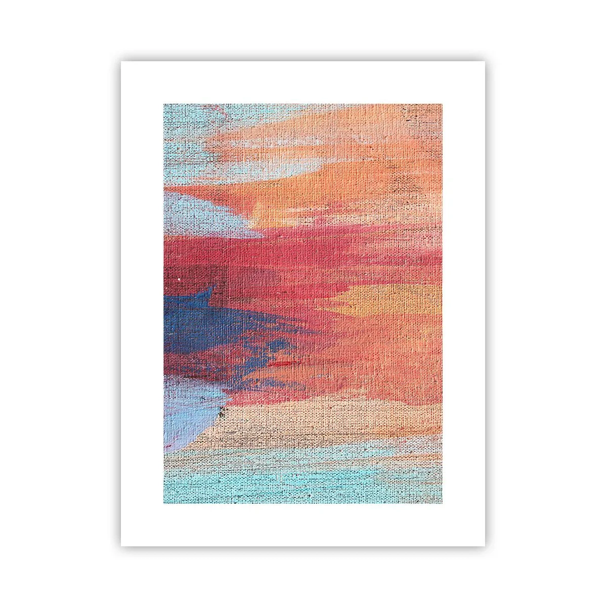 Affiche - Poster - Ecoulement de l'arc-en ciel - 30x40 cm
