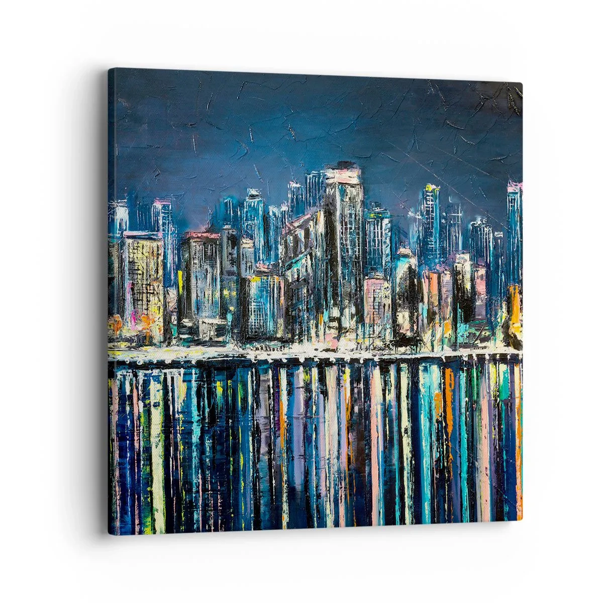 Impression sur toile - Image sur toile - Cascade de lumières - 40x40 cm