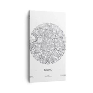 Impression sur toile - Image sur toile - Anatomie de Madrid - 45x80 cm