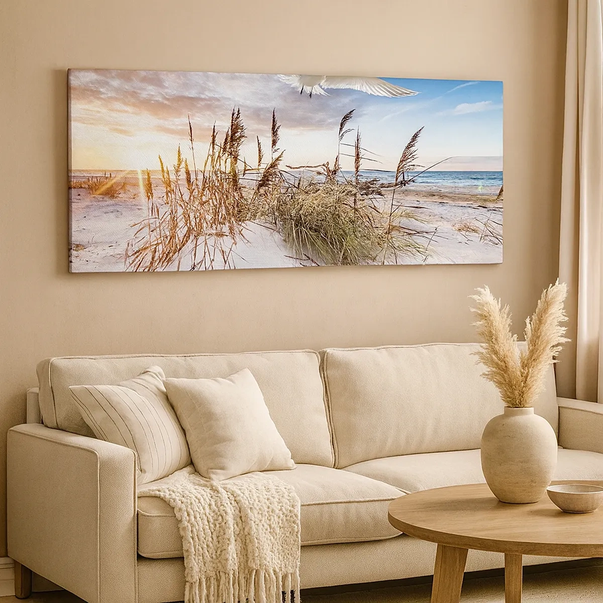 Impression sur toile - Image sur toile - Vent de mer - 30x30 cm