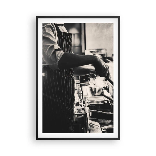 Affiche dans un cadre noir - Poster - Alchimie des saveurs - 61x91 cm