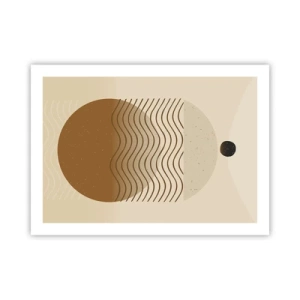 Affiche - Poster - Sur l'origine des figures géométriques - 70x50 cm