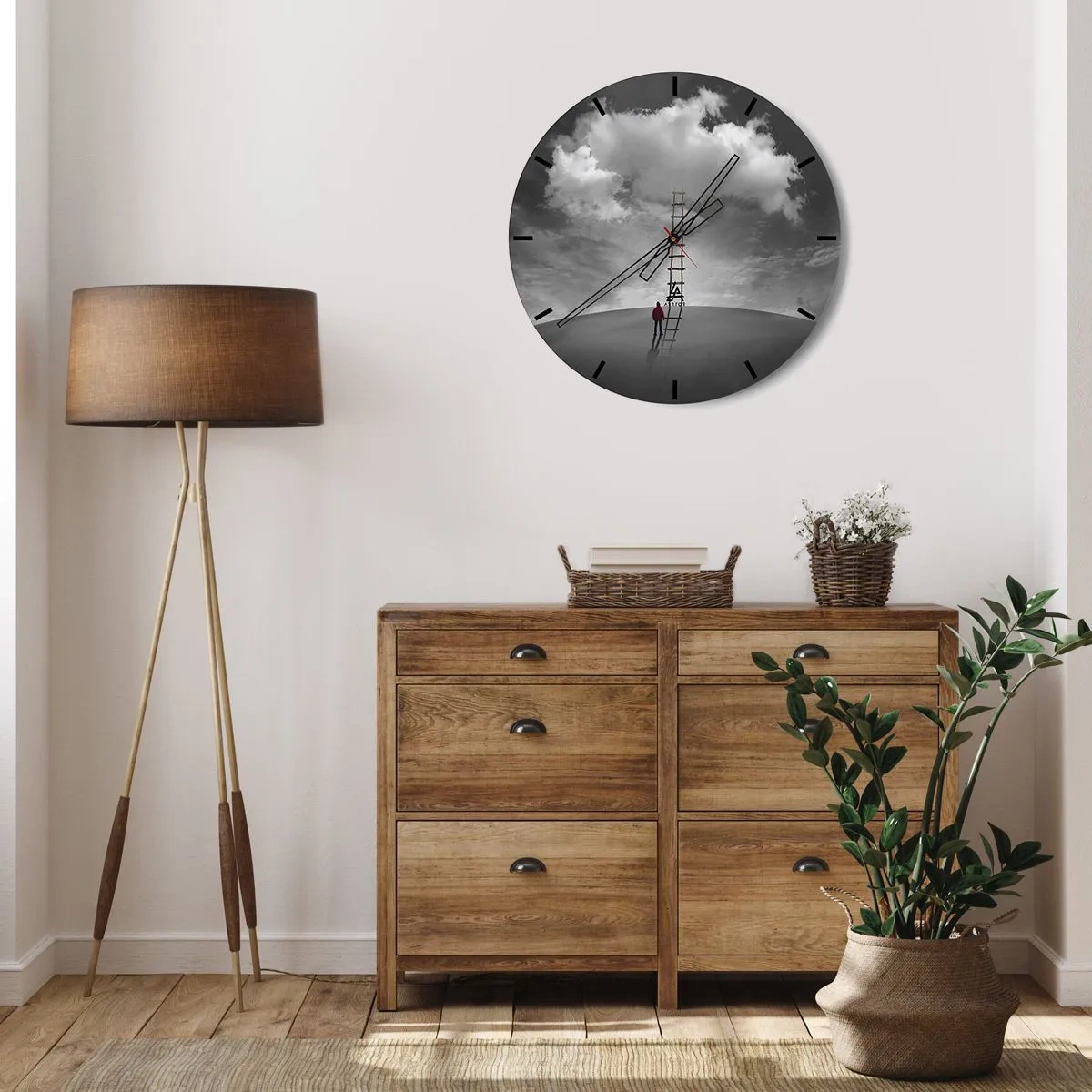 Horloge murale - Pendule murale - Tout est possible - 40x40 cm
