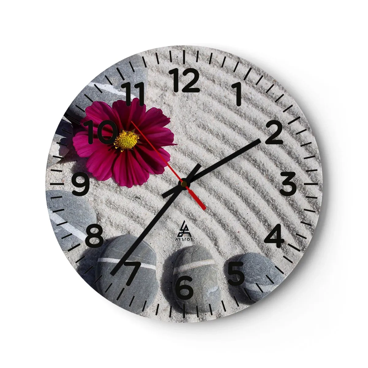 Horloge murale - Pendule murale - Énergie et paix du cercle magique de la nature - 40x40 cm