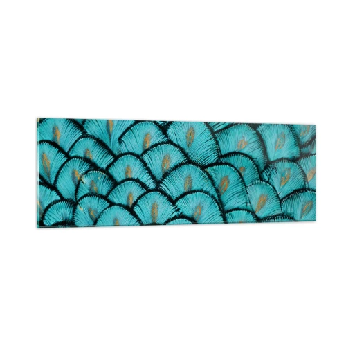 Impression sur verre - Image sur verre - Le grand gala des plumes - 90x30 cm