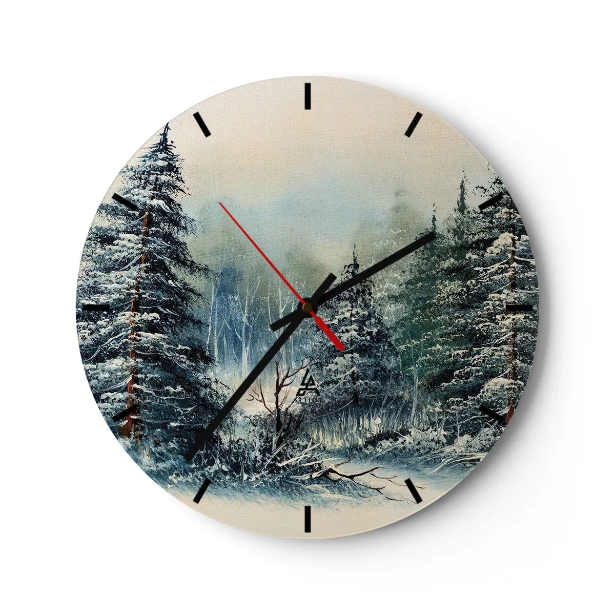Horloge murale - Pendule murale - Prêt pour les fêtes - 40x40 cm
