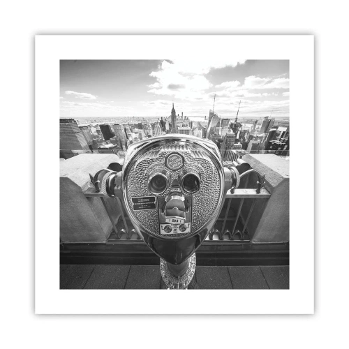 Affiche - Poster - Ville sur les villes - 40x40 cm