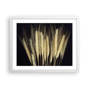 Affiche dans un cadre blanc - Poster - Magie rustique - 50x40 cm