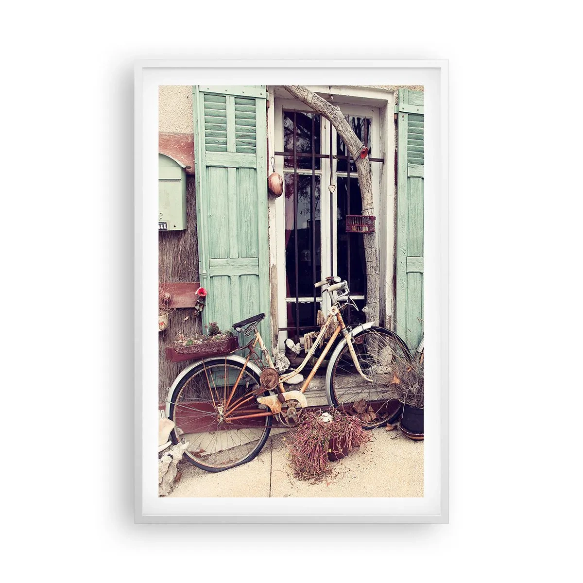 Affiche dans un cadre blanc - Poster - Que la province vive - 61x91 cm