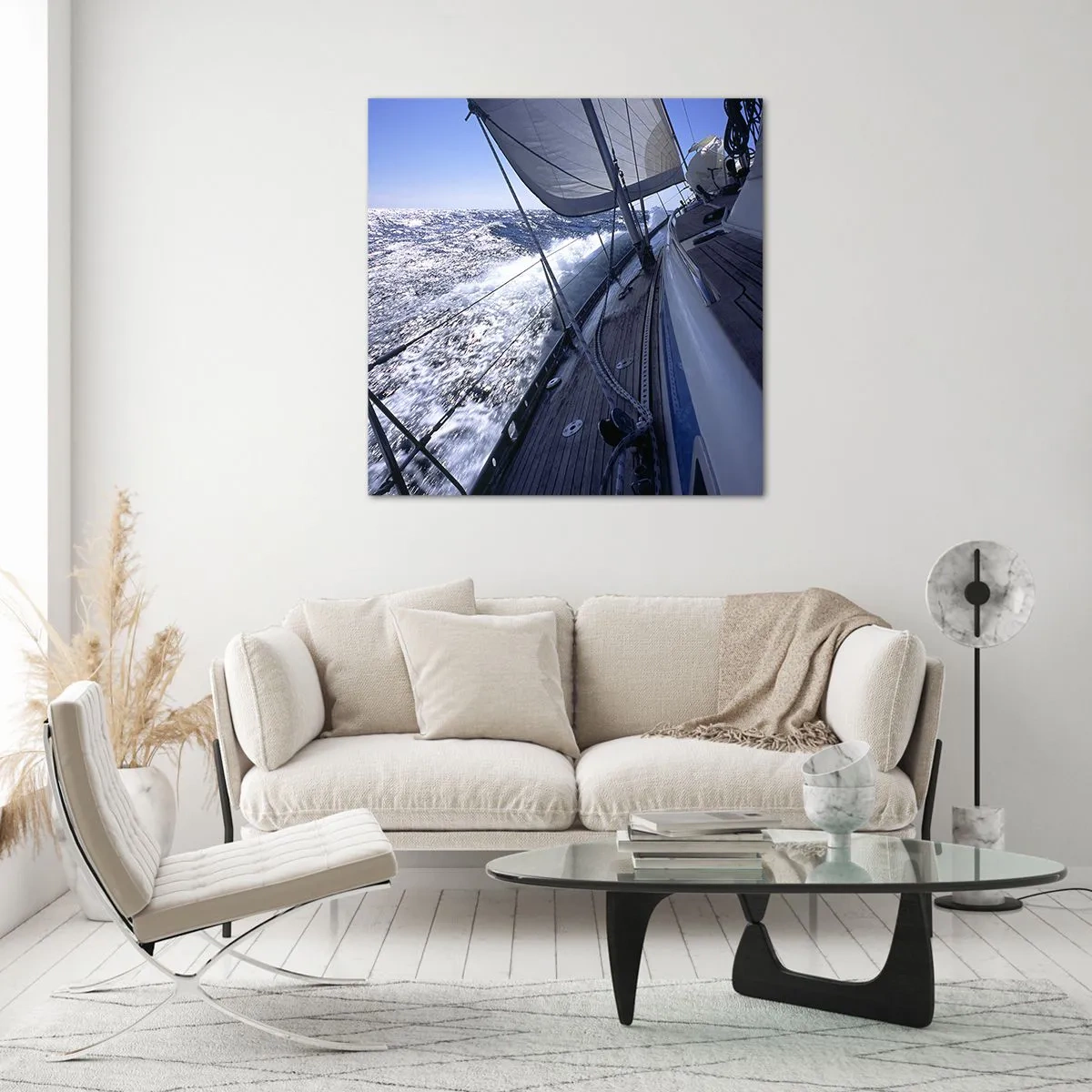 Impression sur verre - Image sur verre - Je sais ce que c'est d'être un oiseau - 60x60 cm