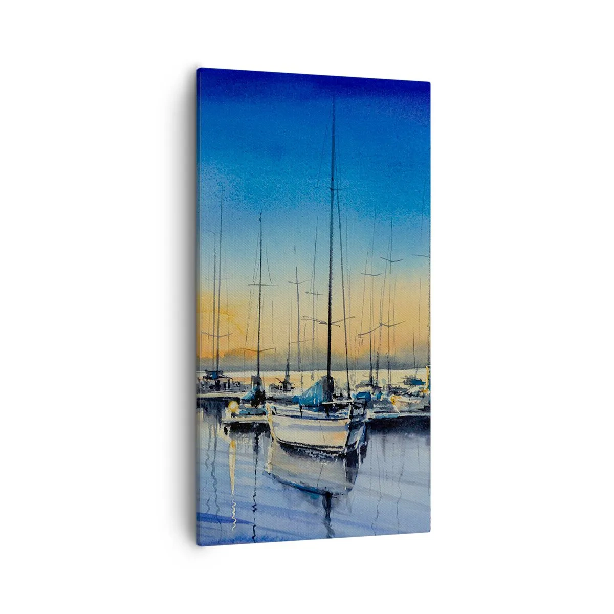 Impression sur toile - Image sur toile - Fin d'une belle journée - 55x100 cm