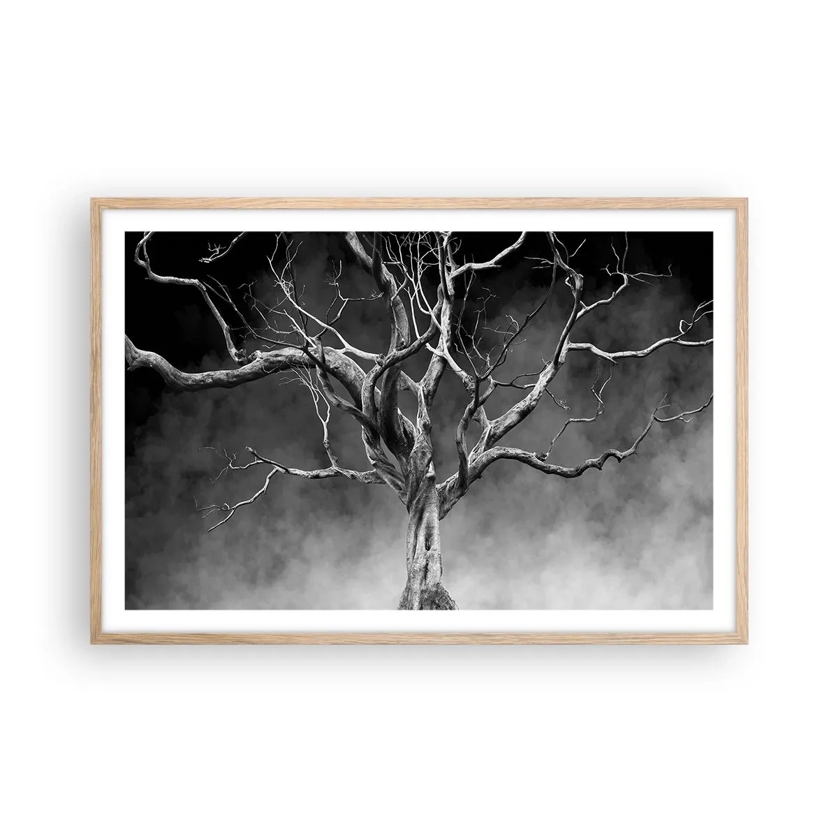 Affiche dans un chêne clair - Poster - Primordial et sacré - 91x61 cm