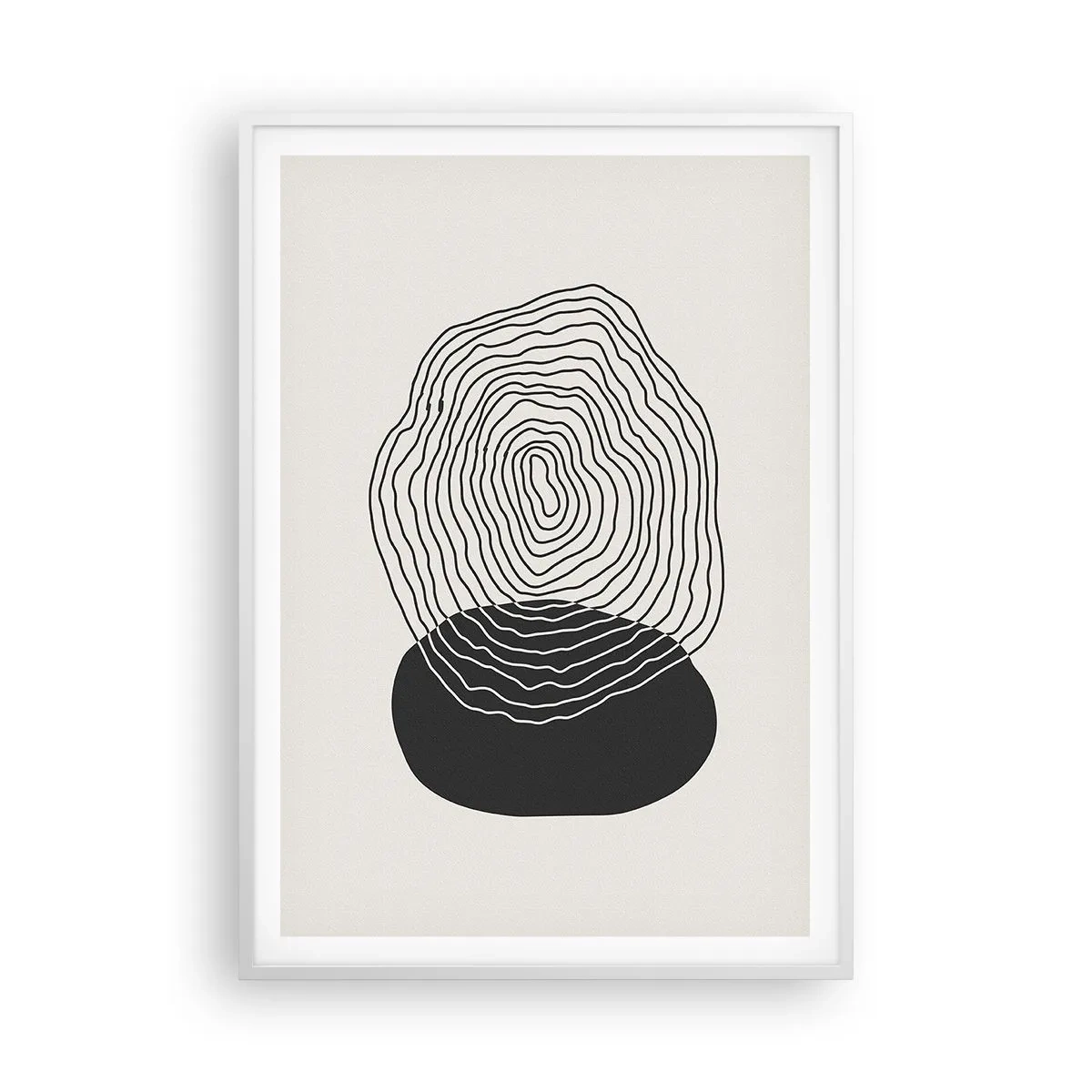 Affiche dans un cadre blanc - Poster - Durabilité et oscillation - 70x100 cm