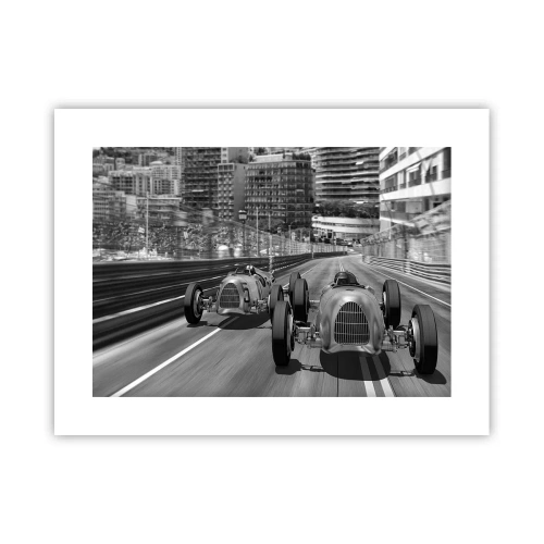 Affiche - Poster - Il y a longtemps à Monté Carlo - 40x30 cm
