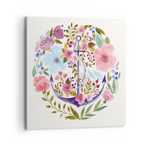 Impression sur toile - Image sur toile - Le beau rêve du marin - 60x60 cm