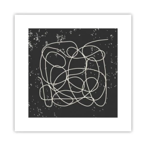 Affiche - Poster - Errance des pensées - 30x30 cm