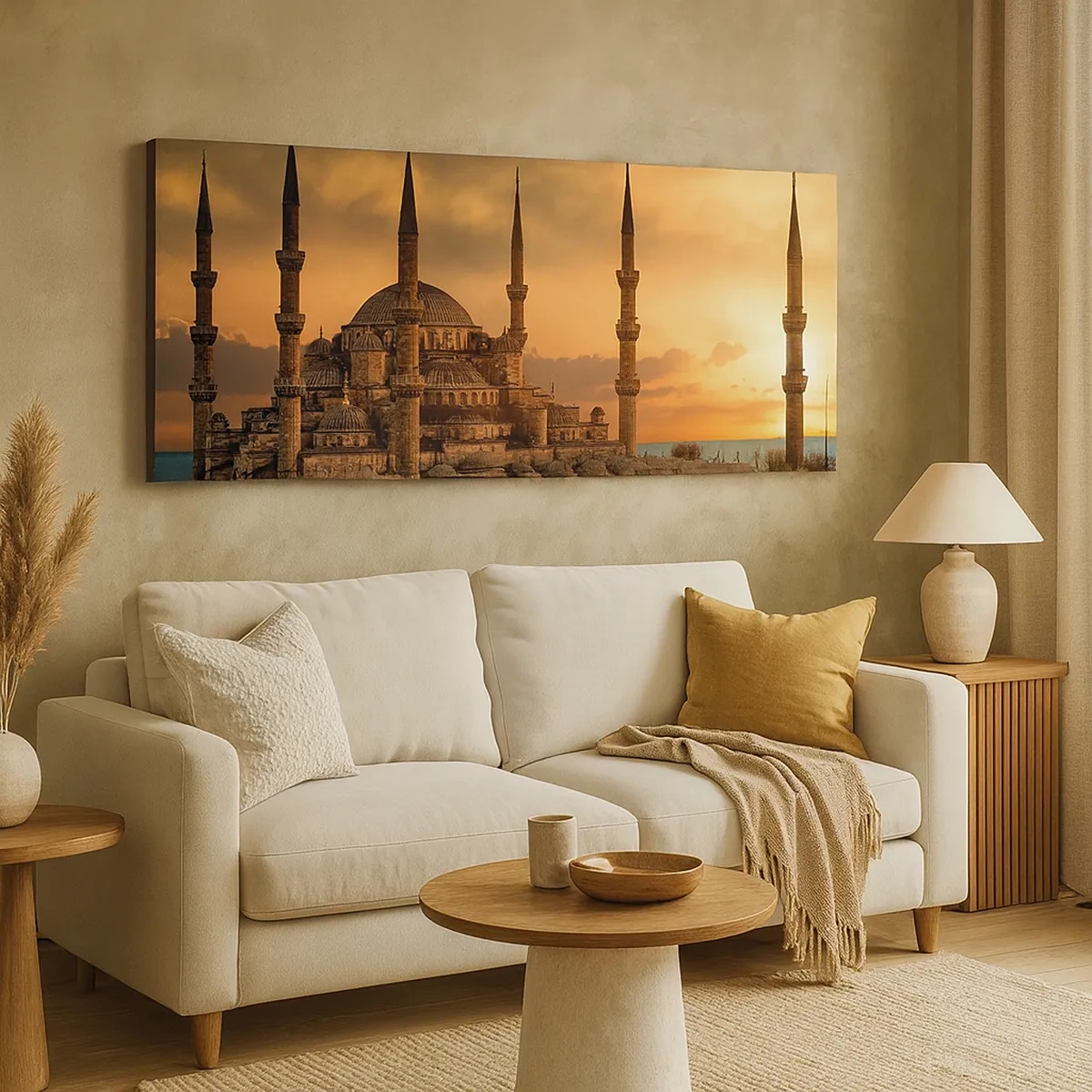 Impression sur toile - Image sur toile - Dieu est grand - 30x30 cm