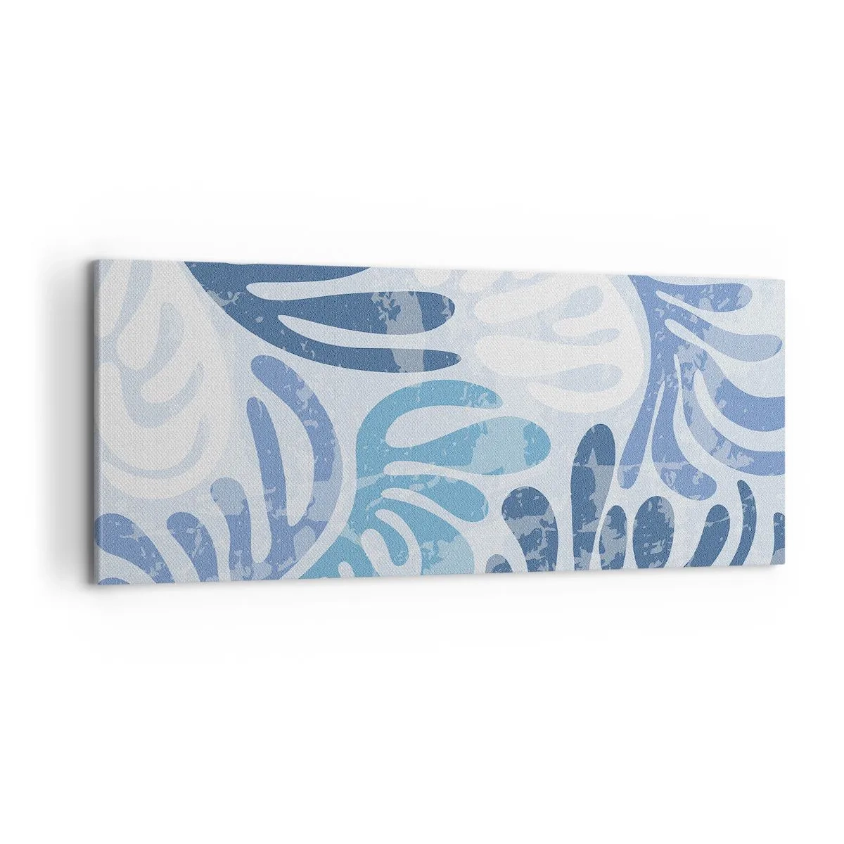 Impression sur toile - Image sur toile - Fougères bleues - 100x40 cm