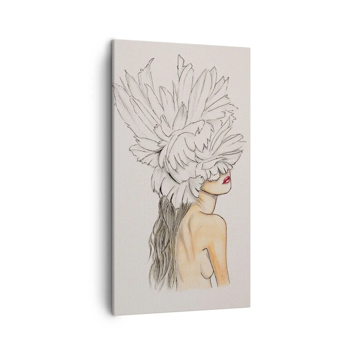 Impression sur toile - Image sur toile - Beauté couronnée - 45x80 cm