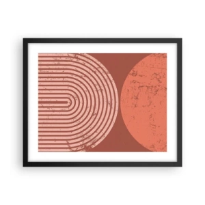 Affiche dans un cadre noir - Poster - Une relation proche - 50x40 cm