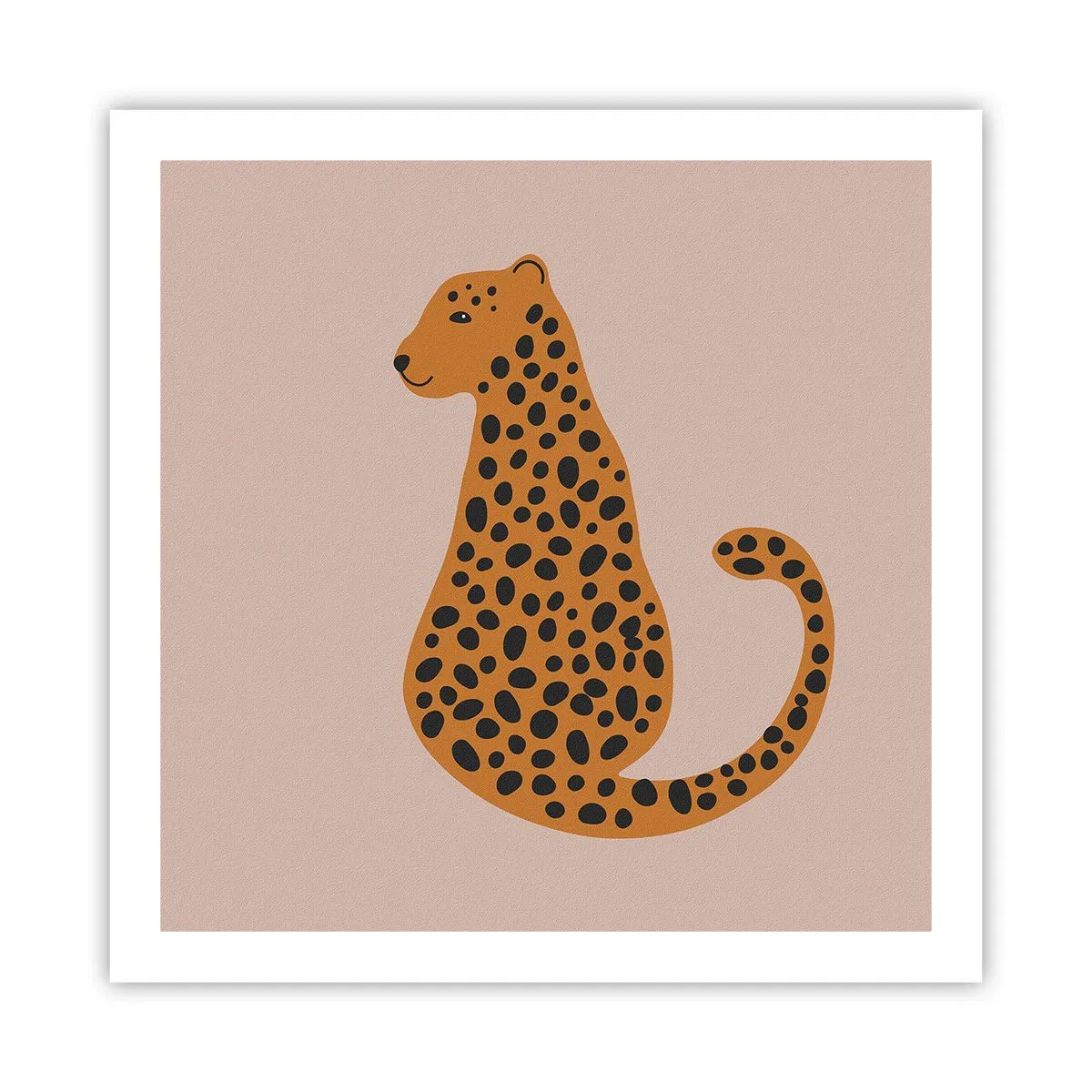 Affiche - Poster - La panthère est un motif à la mode - 60x60 cm