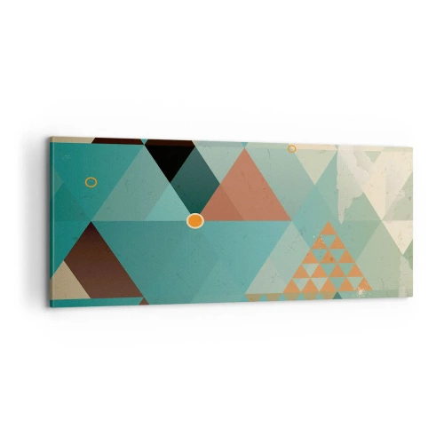 Impression sur toile - Image sur toile - Unité de la multiplicité, multiplicité de l'unité - 100x40 cm