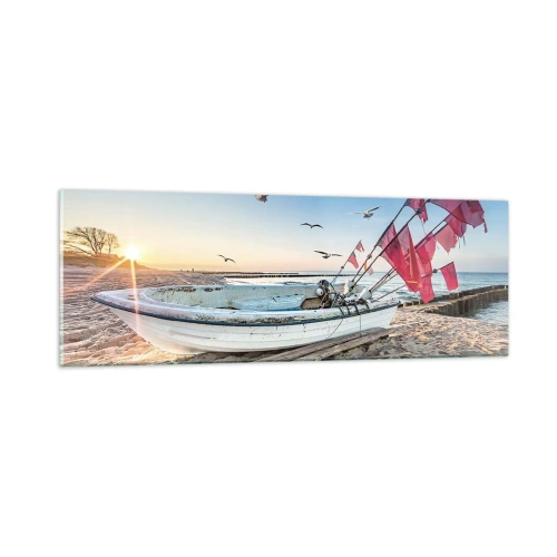 Impression sur verre - Image sur verre - Repos mérité - 90x30 cm