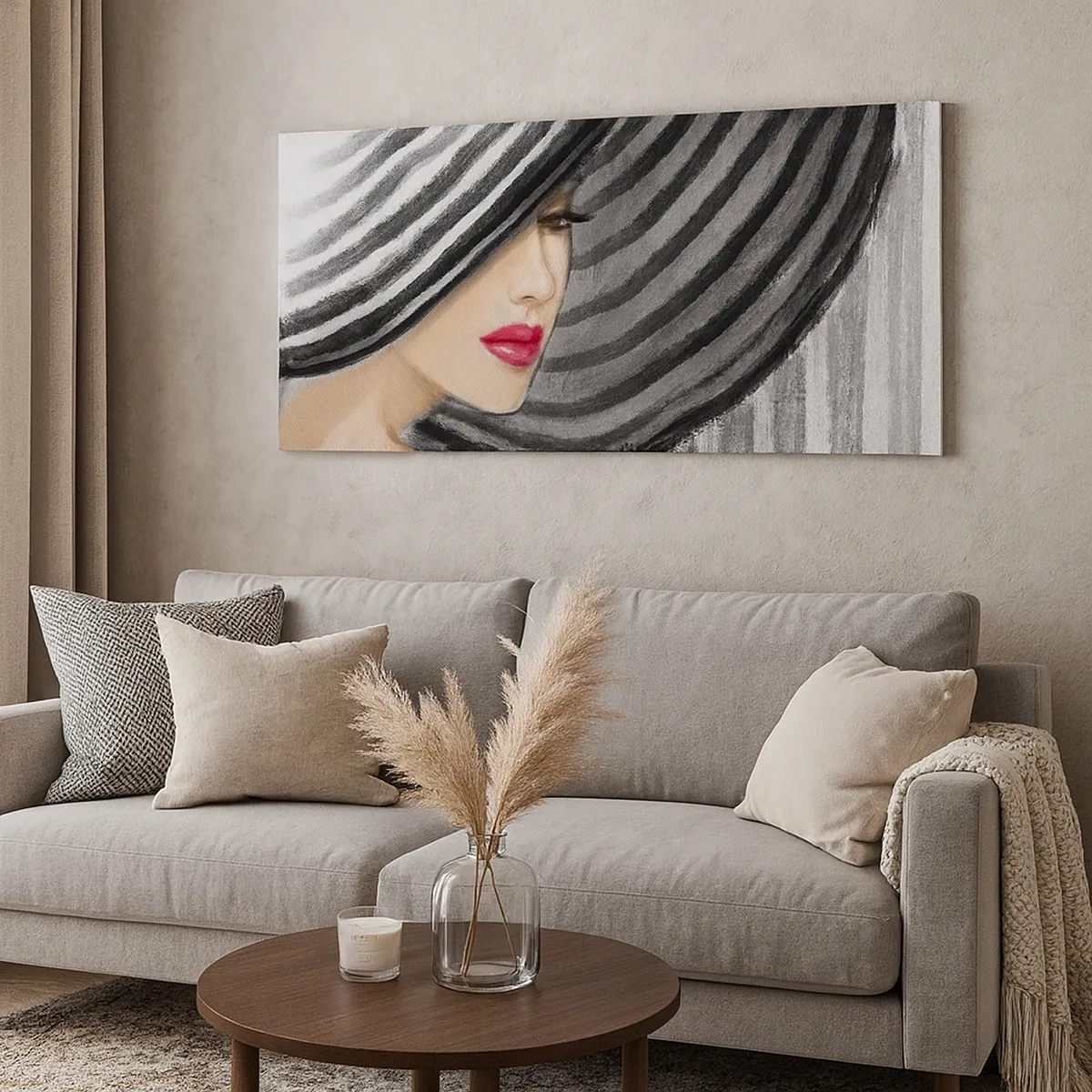 Impression sur toile - Image sur toile - Où te chercher ? - 30x30 cm