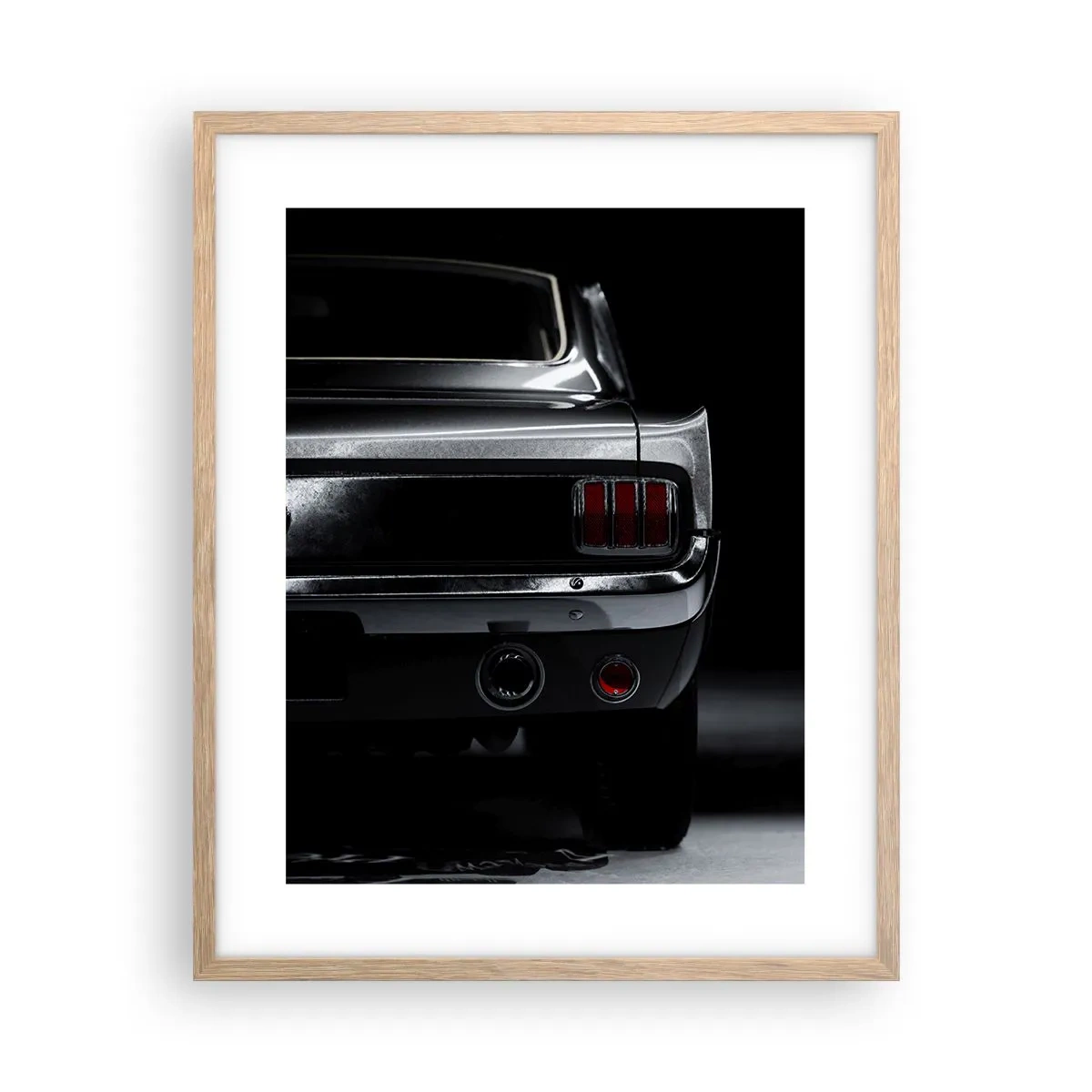 Affiche dans un chêne clair - Poster - Le charme du classique - 40x50 cm