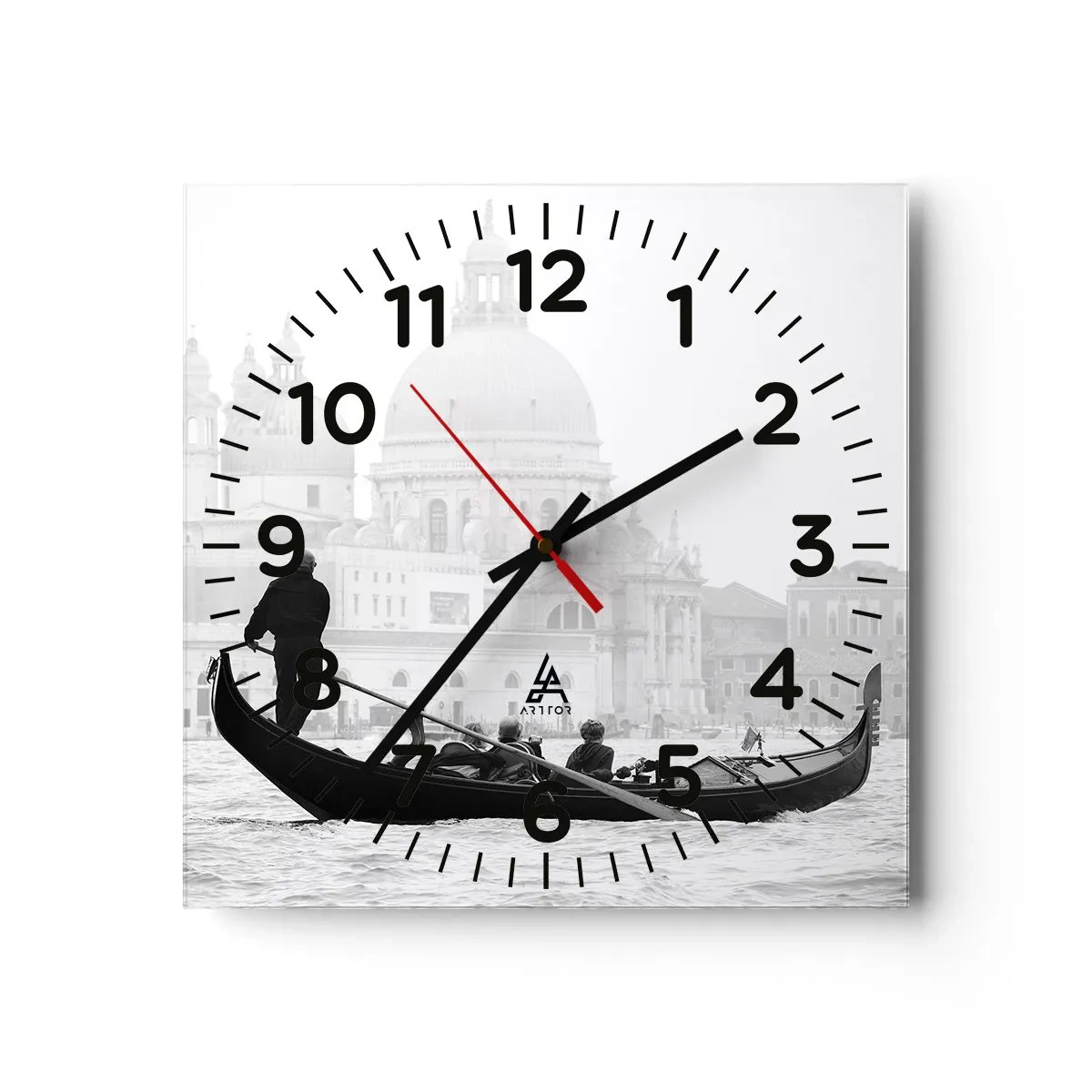 Horloge murale - Pendule murale - Voyage aux sources de la beauté - 30x30 cm