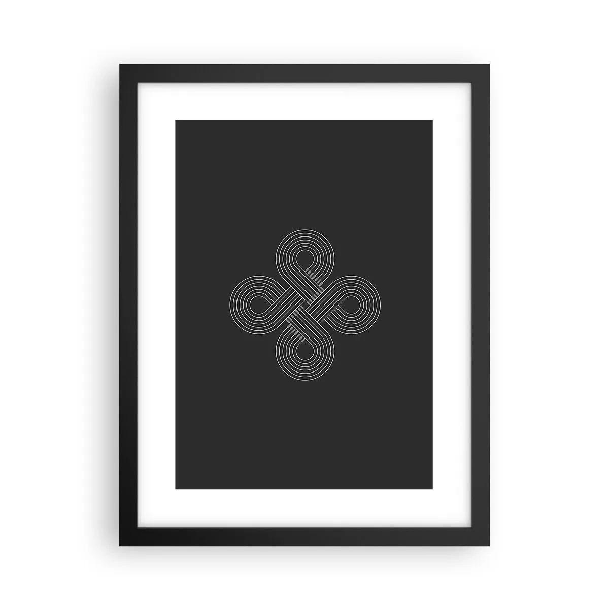 Affiche dans un cadre noir - Poster - Dans l'âme celtique - 30x40 cm
