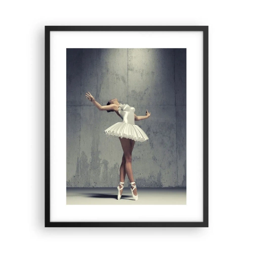 Affiche dans un cadre noir - Poster - Léger comme un oiseau - 40x50 cm