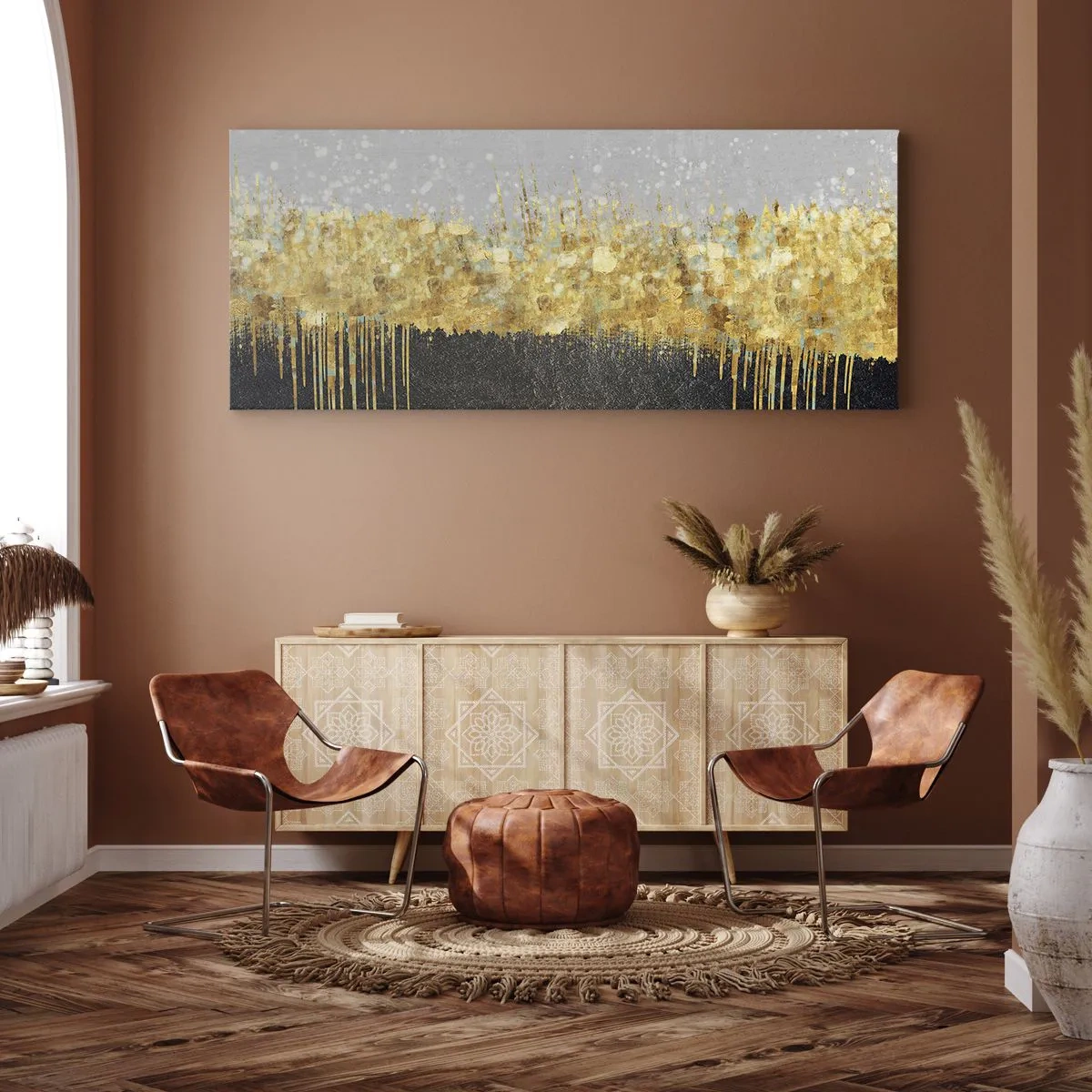 Impression sur toile - Image sur toile - Vers l'intérieur et vers le haut - 100x40 cm
