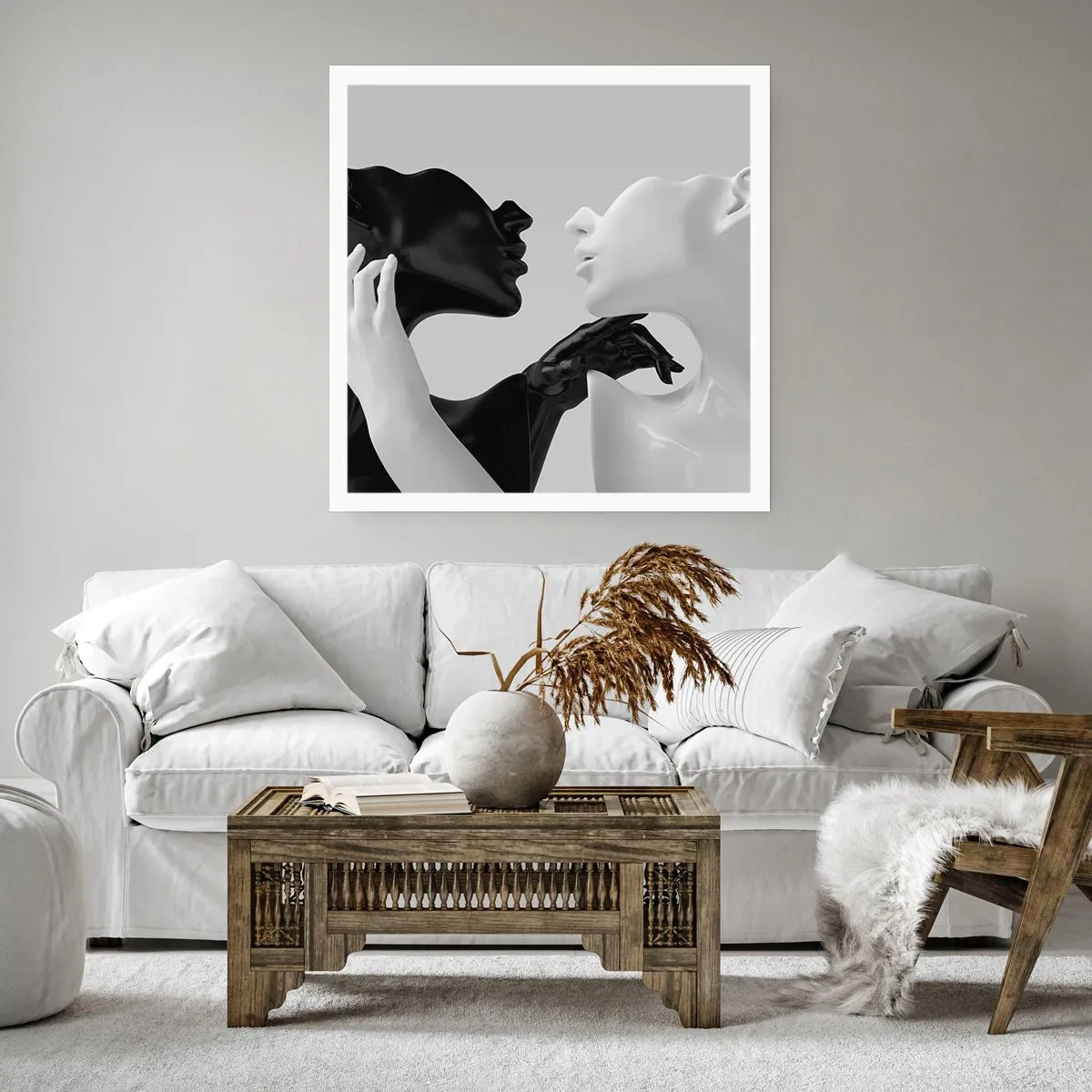 Affiche - Poster - Attraction - désir - 50x50 cm