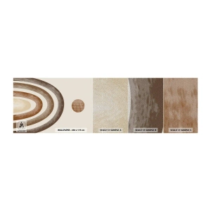 Échantillon de Papier Peint Premium Sand - Dans une galaxie lointaine - Abstraction, Morceau, Conception - 100x30 cm