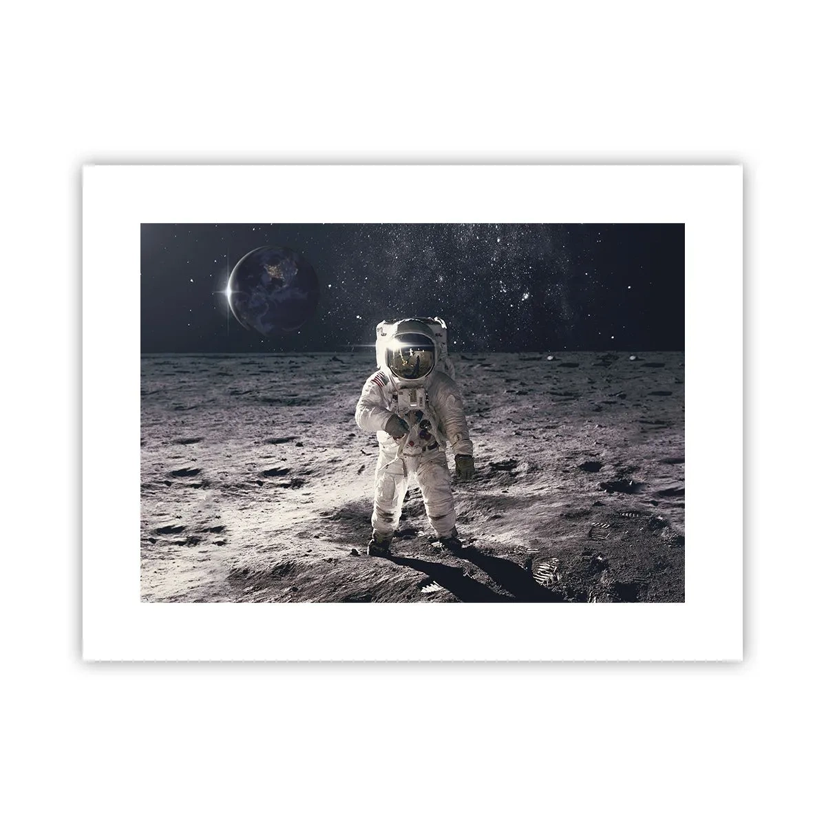 Affiche - Poster - Salutations de la lune - 40x30 cm