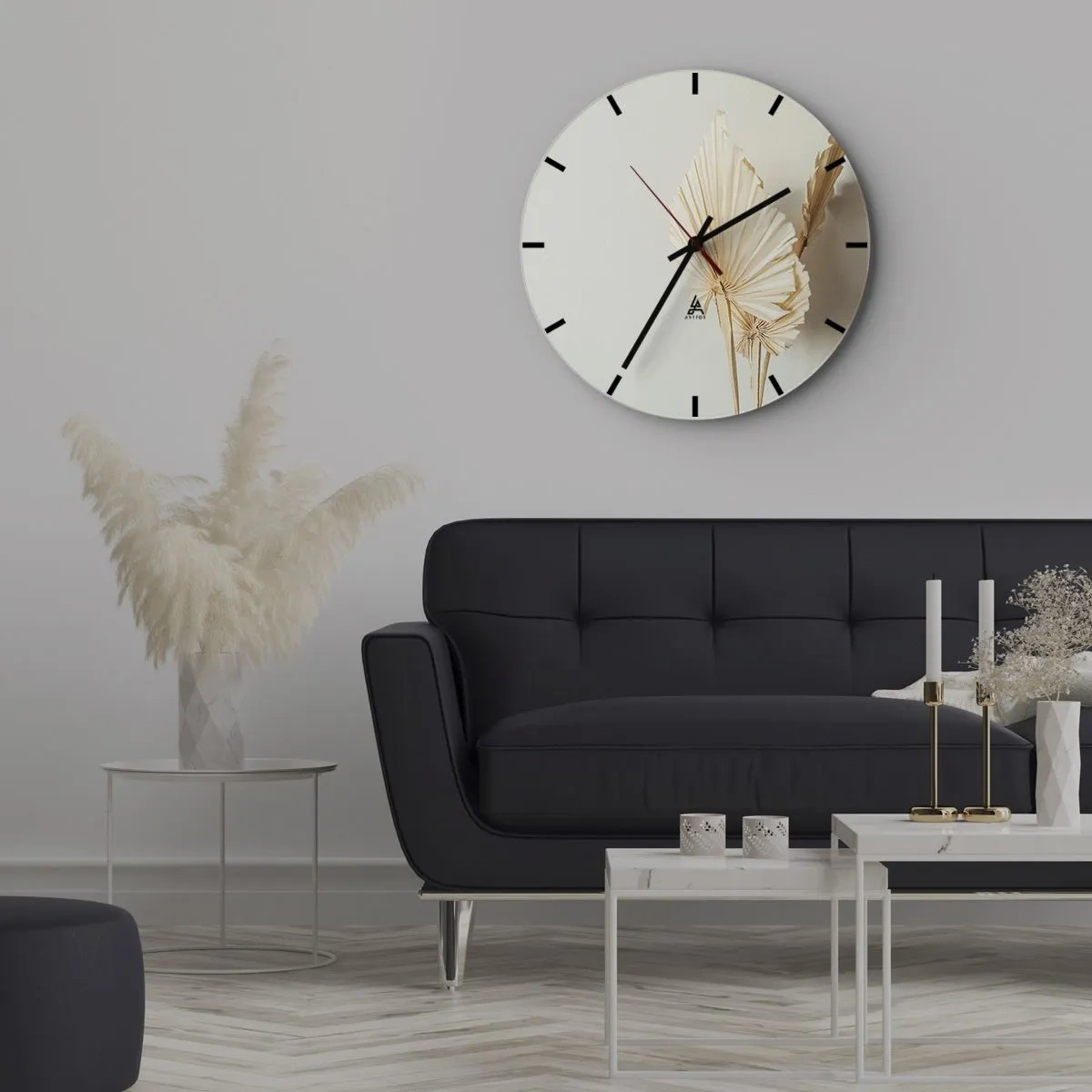 Horloge murale - Pendule murale - Quand tu dois t’apaiser - 40x40 cm