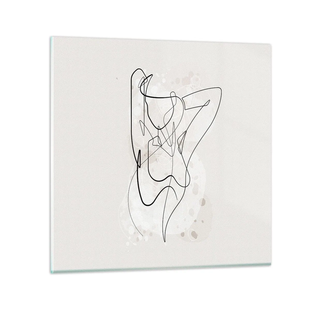 Impression sur verre - Image sur verre - L'art de la séduction - 40x40 cm