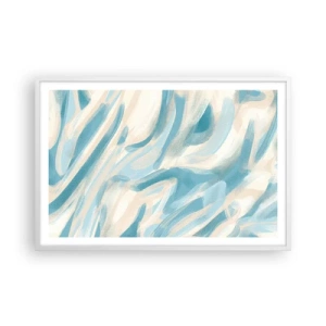 Affiche dans un cadre blanc - Poster - Brise printanière - 91x61 cm