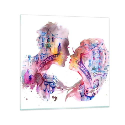 Impression sur verre - Image sur verre - Le pont secret des soupirs - 30x30 cm