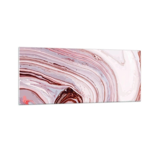 Impression sur verre - Image sur verre - Tout droit, puis tout en bas - 100x40 cm