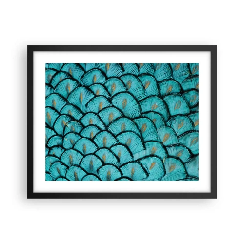 Affiche dans un cadre noir - Poster - Le grand gala des plumes - 50x40 cm